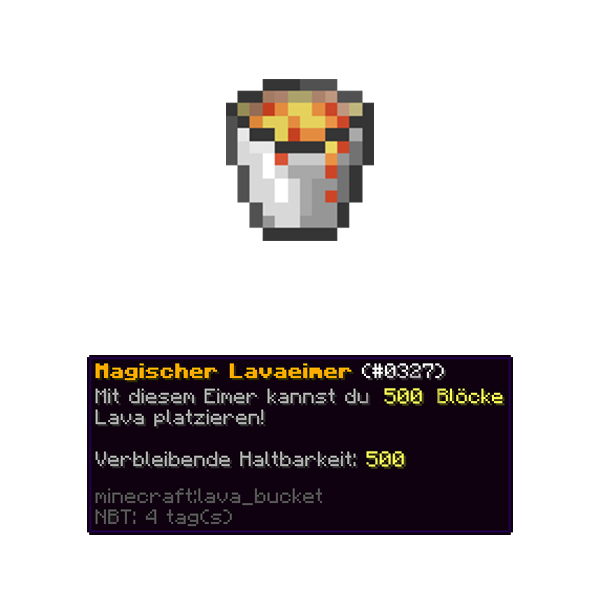 Bild für das folgende Item: Magischer Lavaeimer (500)