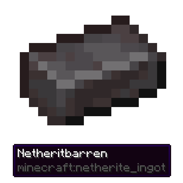 Bild für das folgende Item: Netheritbarren