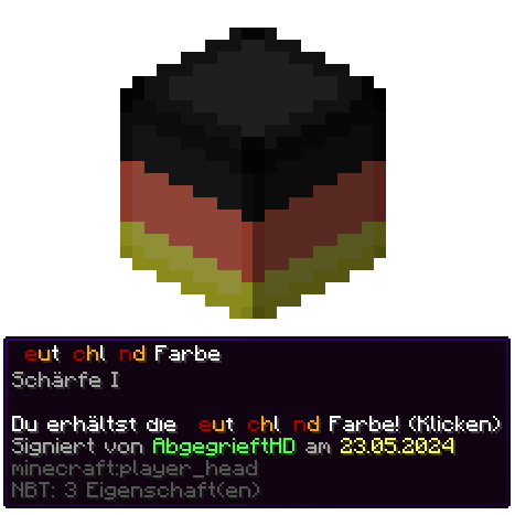 Bild für das folgende Item: Prefix - Deutschland Farbe (2024)