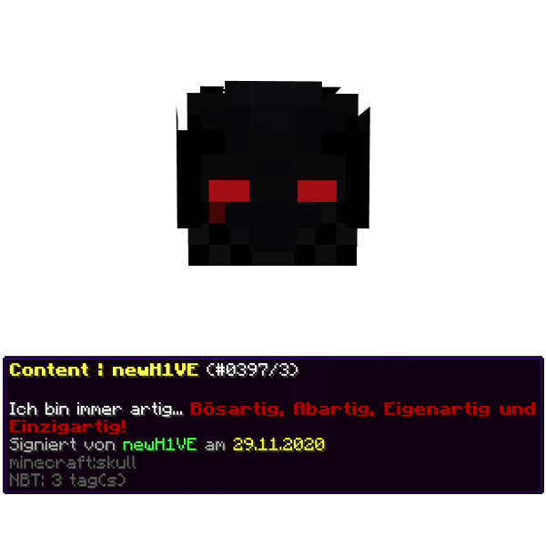 Bild für das folgende Item: Content : newH1VE (Signatur - Kiste)
