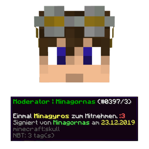 Bild für das folgende Item: Moderator : Minagornas (Signatur - Kiste)