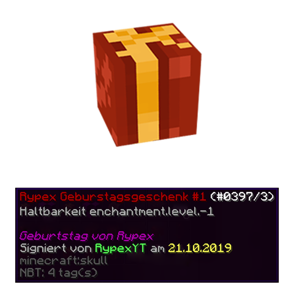 Bild für das folgende Item: Rypex Geburstagsgeschenk